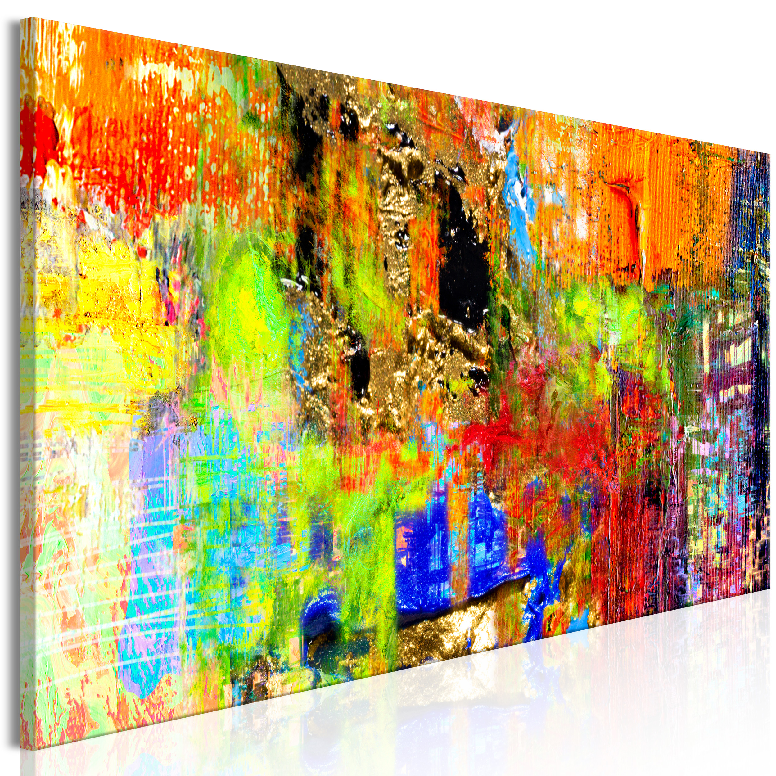 Wie Gemalt Abstrakt VLIES LEINWAND DEKO BILDER WANDBILDER XXL WOHNZIMMER