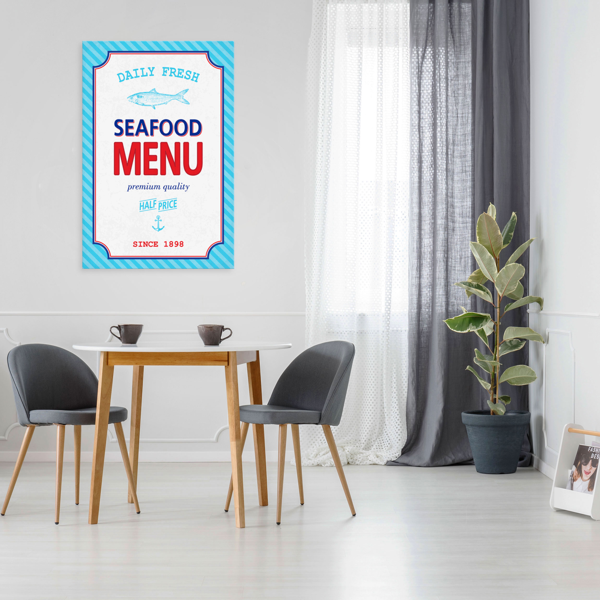 LEINWAND BILDER Küche Bild ESSZIMMER WANDBILDER XXL Wohnzimmer