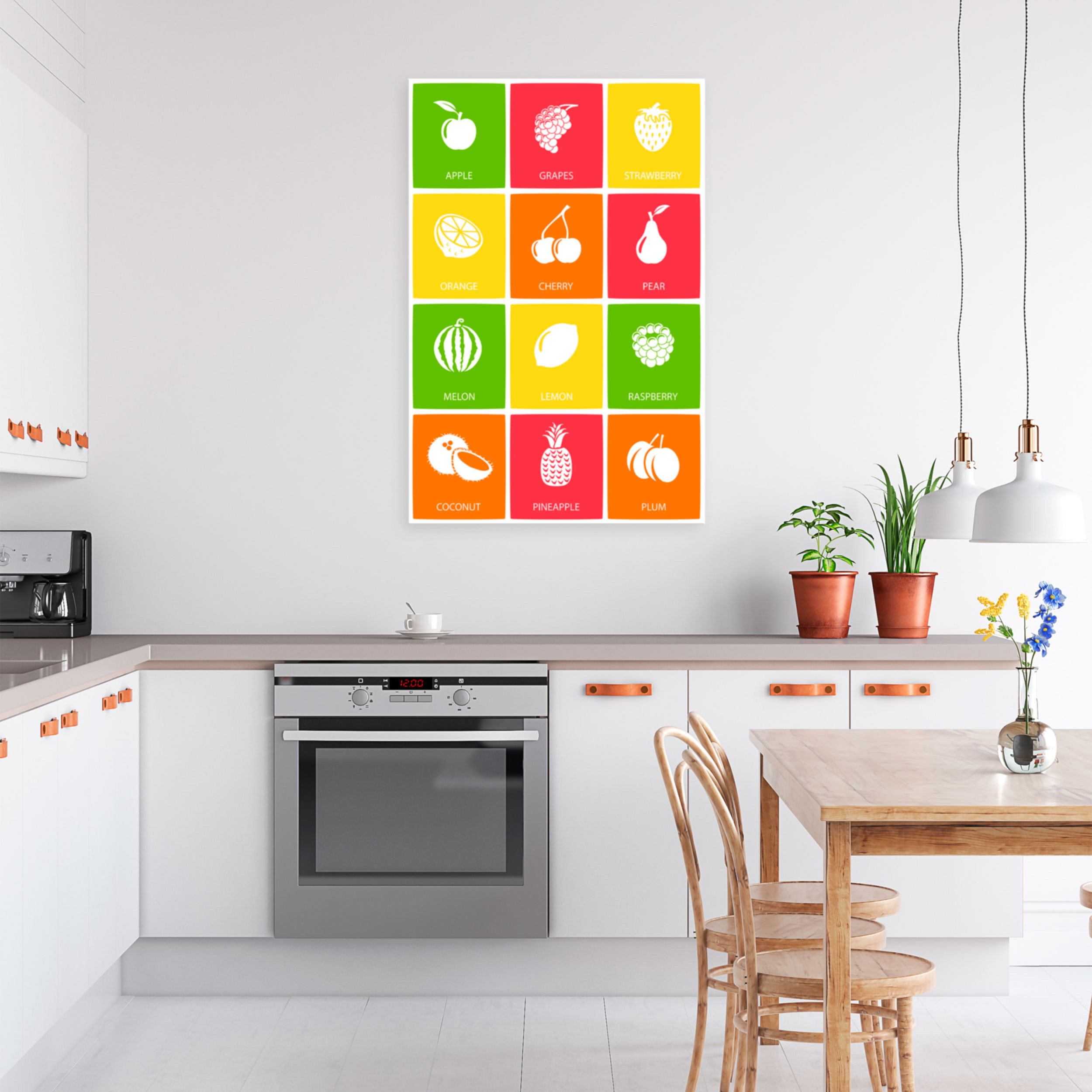 LEINWAND BILDER Küche Bild ESSZIMMER WANDBILDER XXL Wohnzimmer