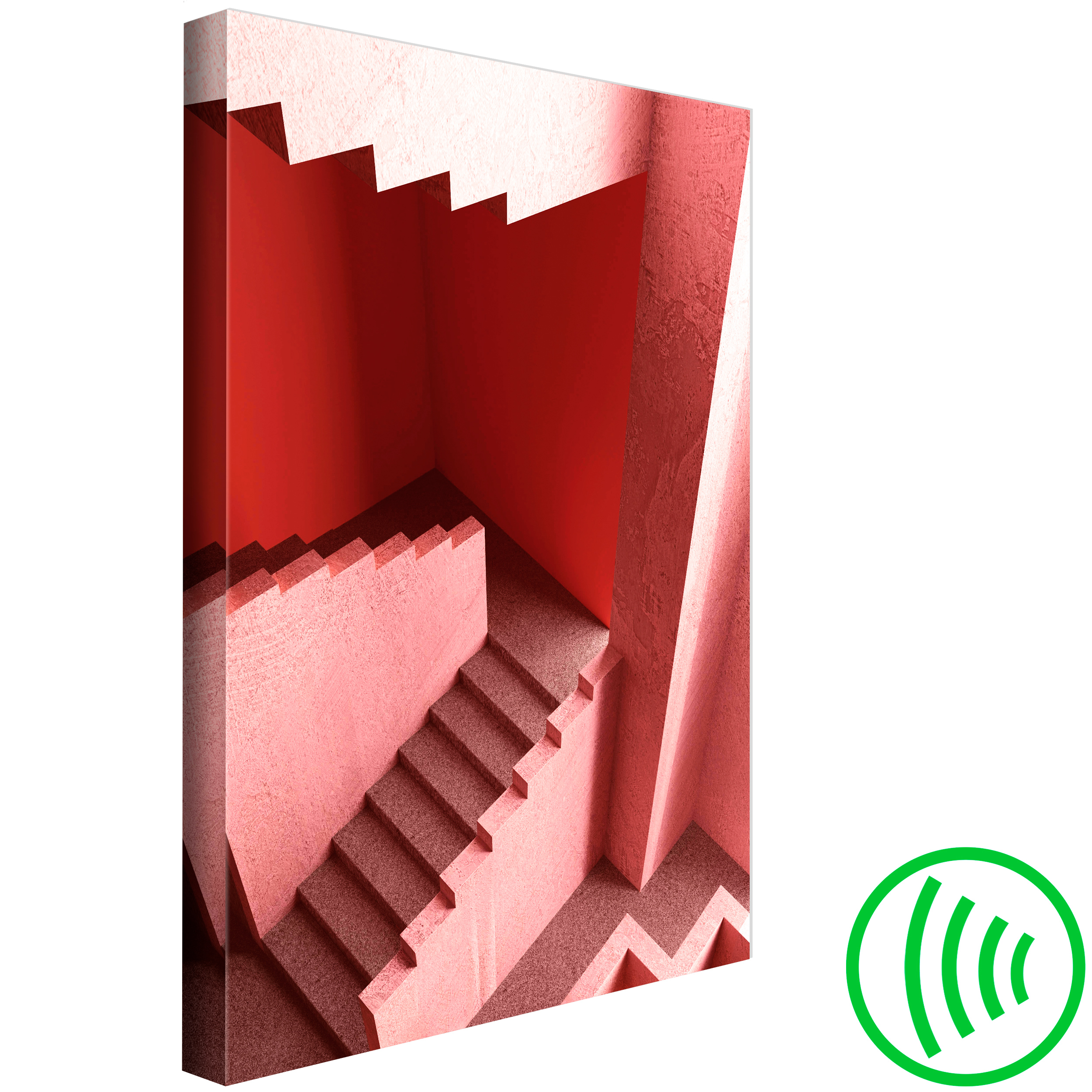 Treppe Wendeltreppen LEINWAND ABSTRAKT Deko Bilder XXL NATUR WANDBILDER