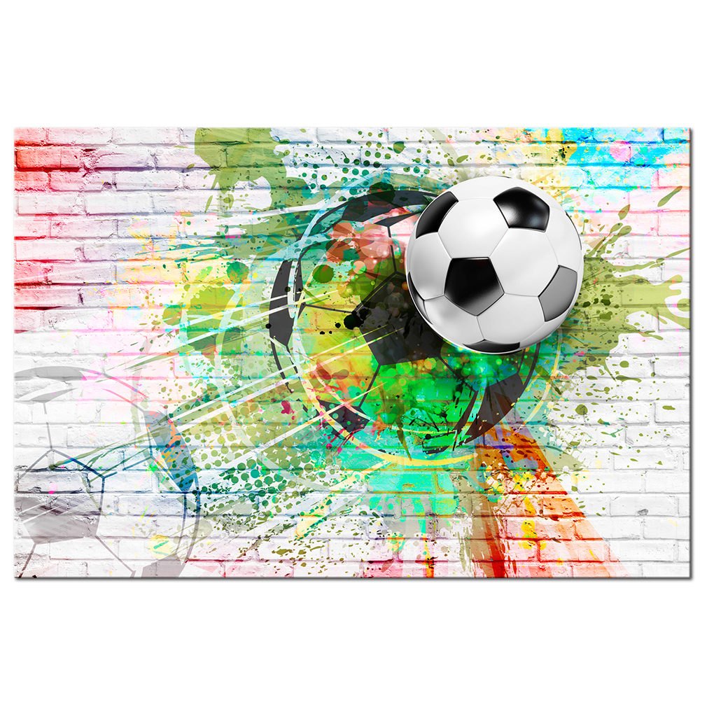 Leinwandbild Kunst-Druck 100x50 Bilder Sport Fußball 