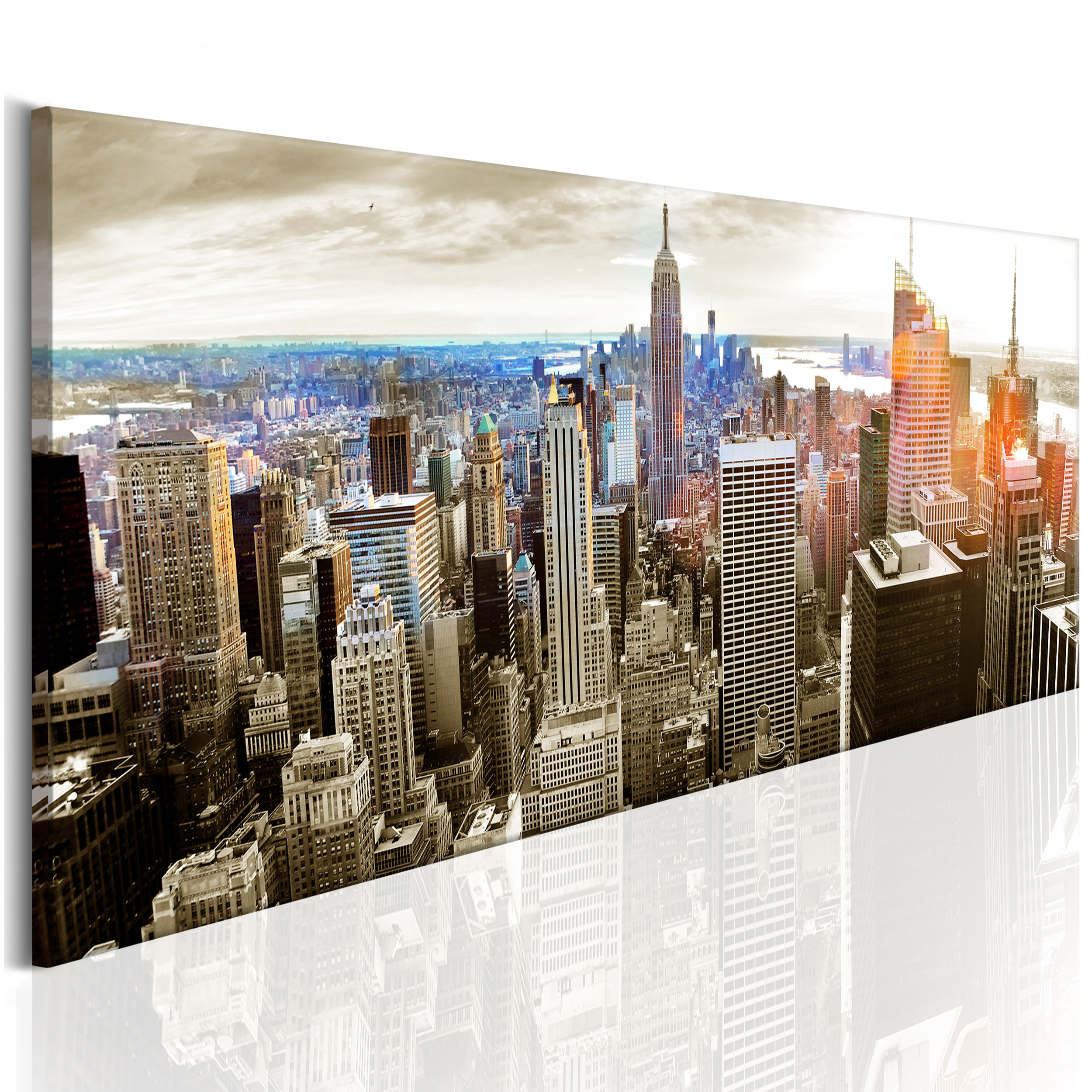 Leinwandbild Kunst-Druck 100x50 Bilder Landschaften New York 