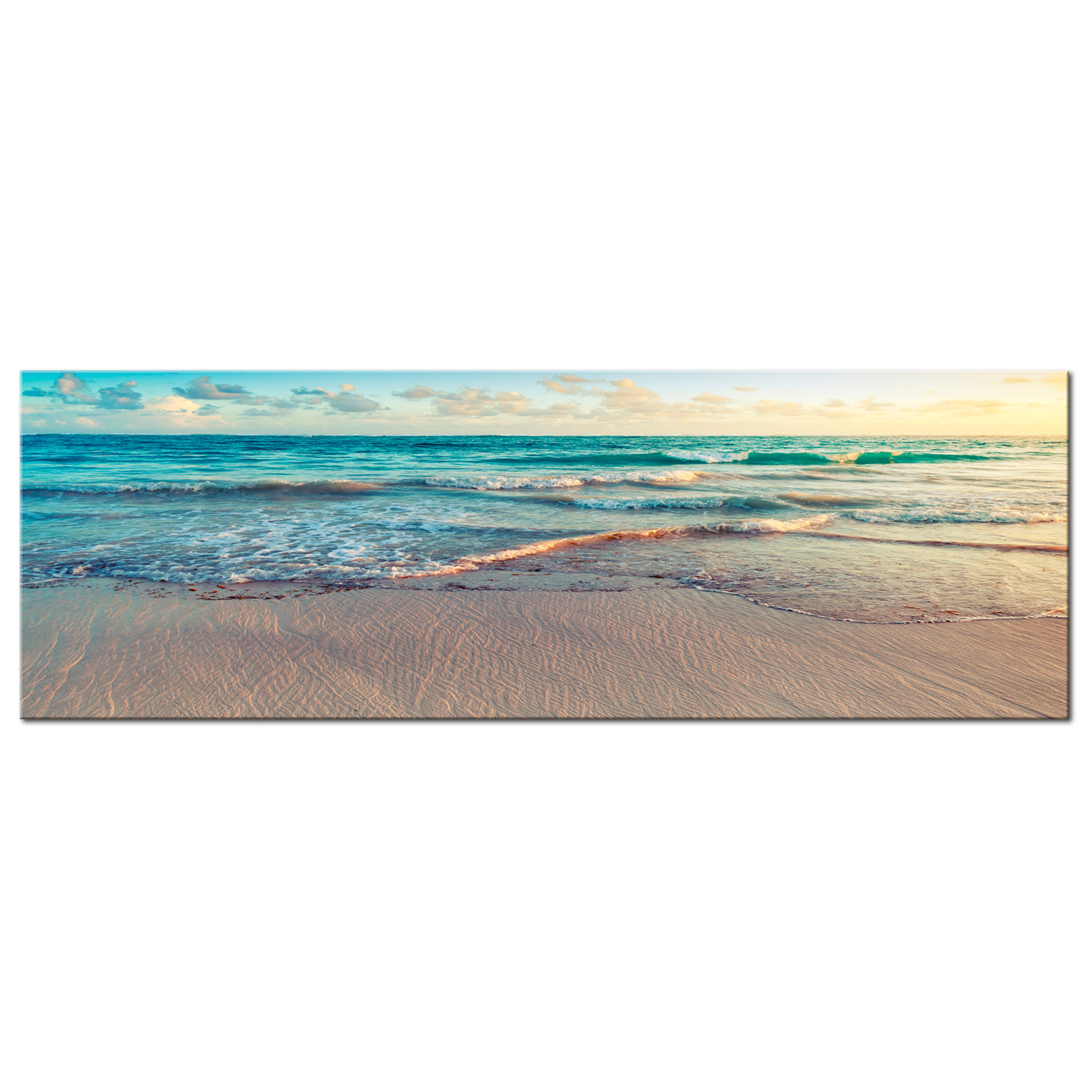Leinwand-Bilder 100x50 Wandbild Canvas Kunstdruck Meer Strand Landschaft 