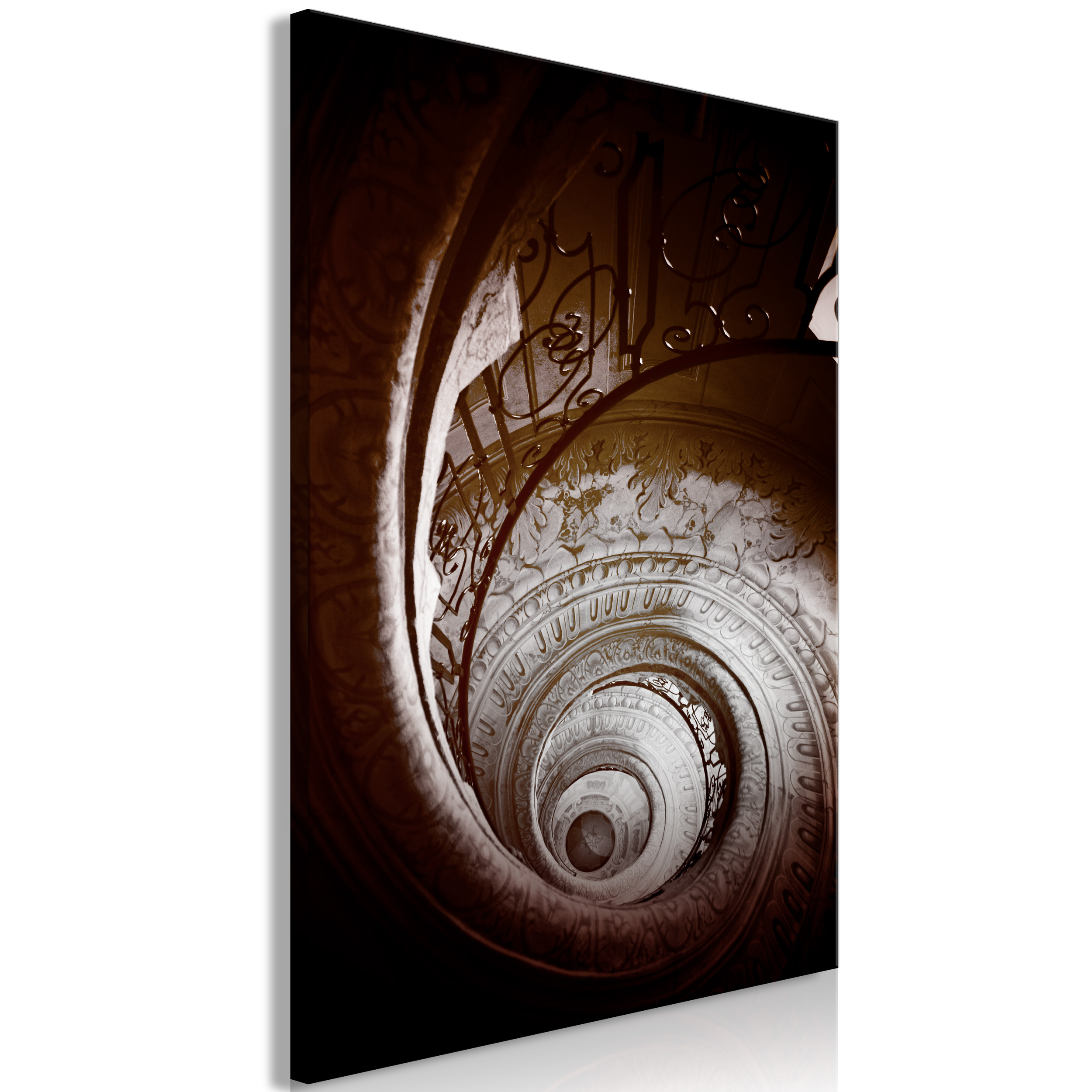 Treppe Wendeltreppen LEINWAND ABSTRAKT Deko Bilder XXL NATUR WANDBILDER