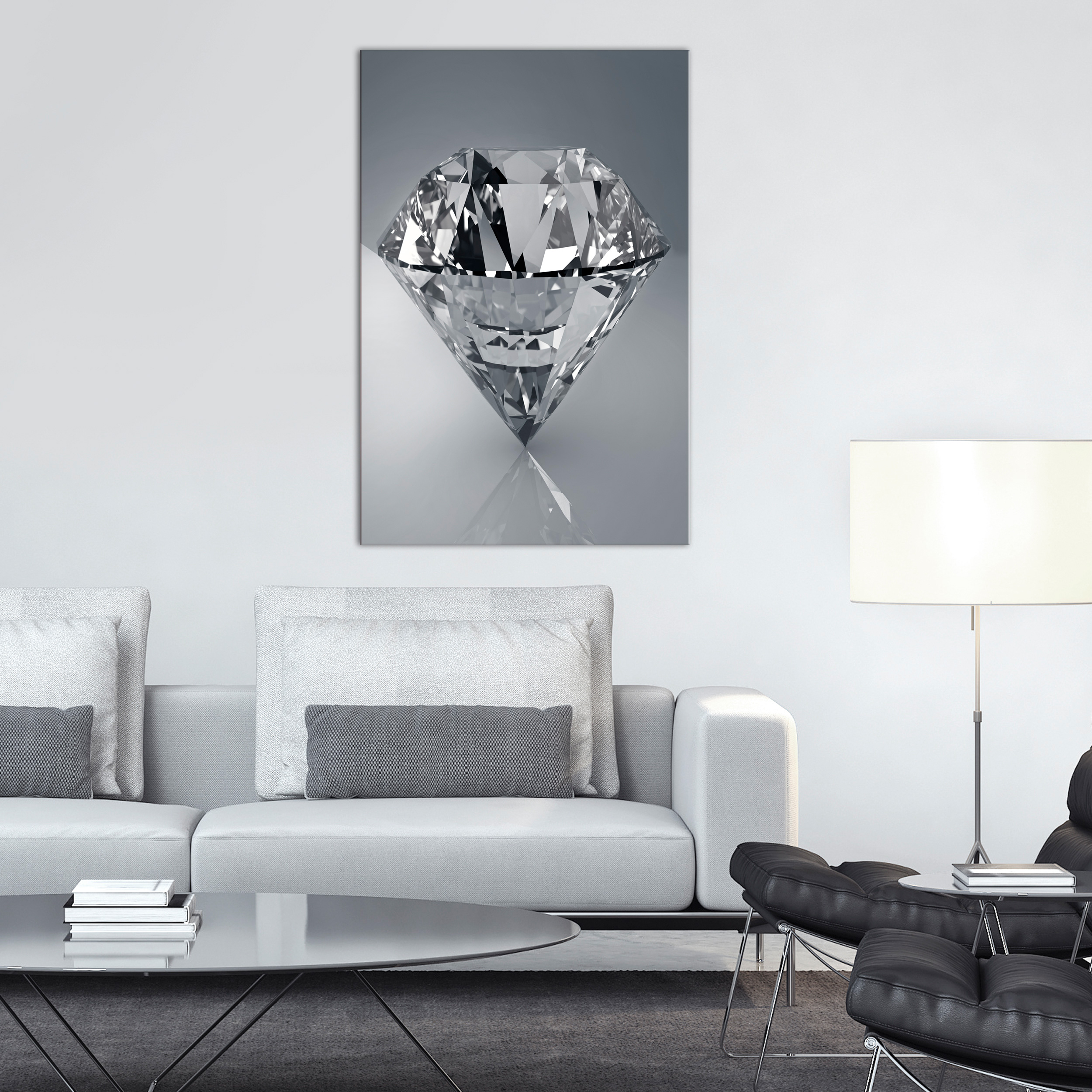 Leinwandbild Kunst-Druck 120x60 Bilder Sonstige Diamanten 