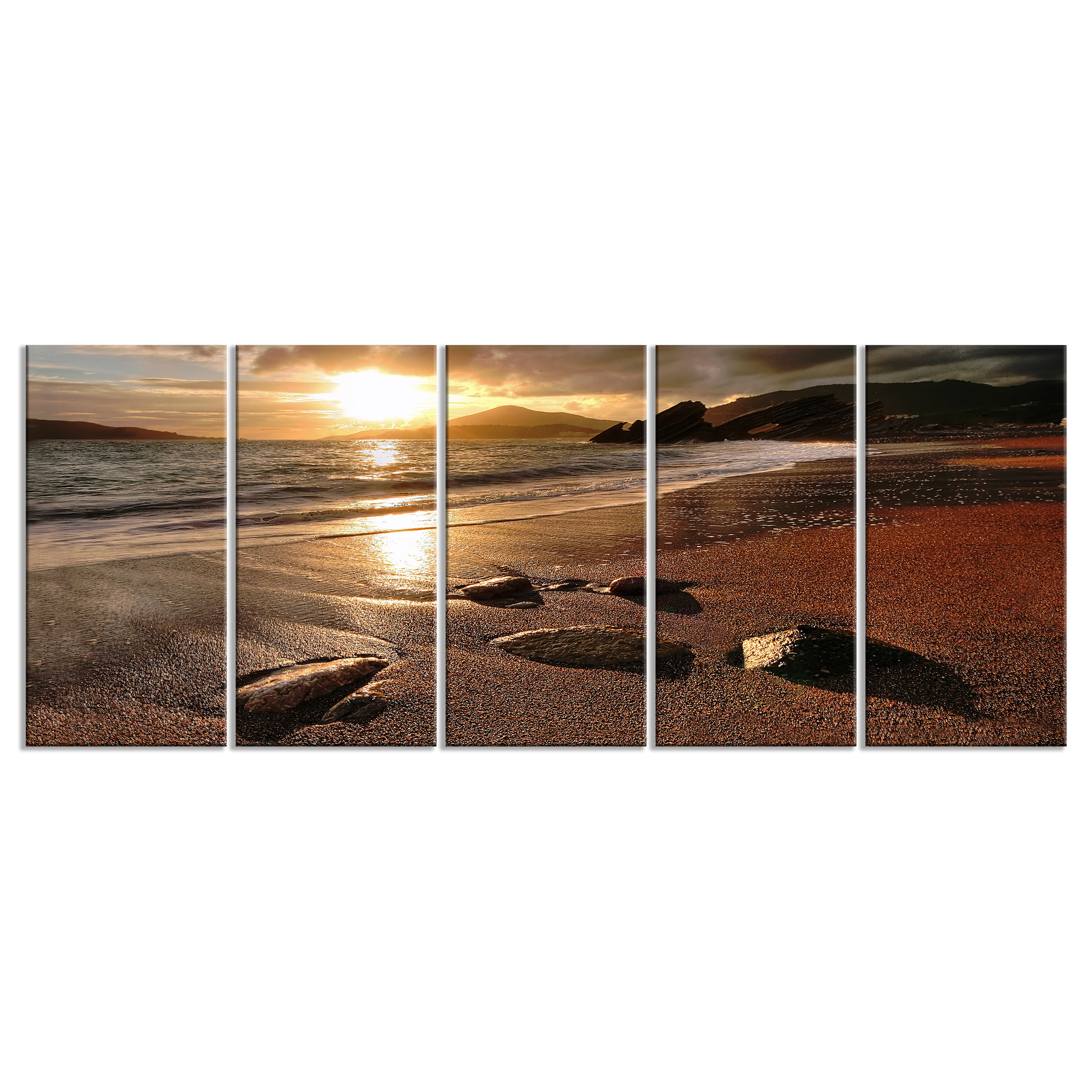 Landschaft Berge Winter VLIES LEINWAND DEKO BILDER WANDBILDER XXL WOHNZIMMER - Bild 13 von 15