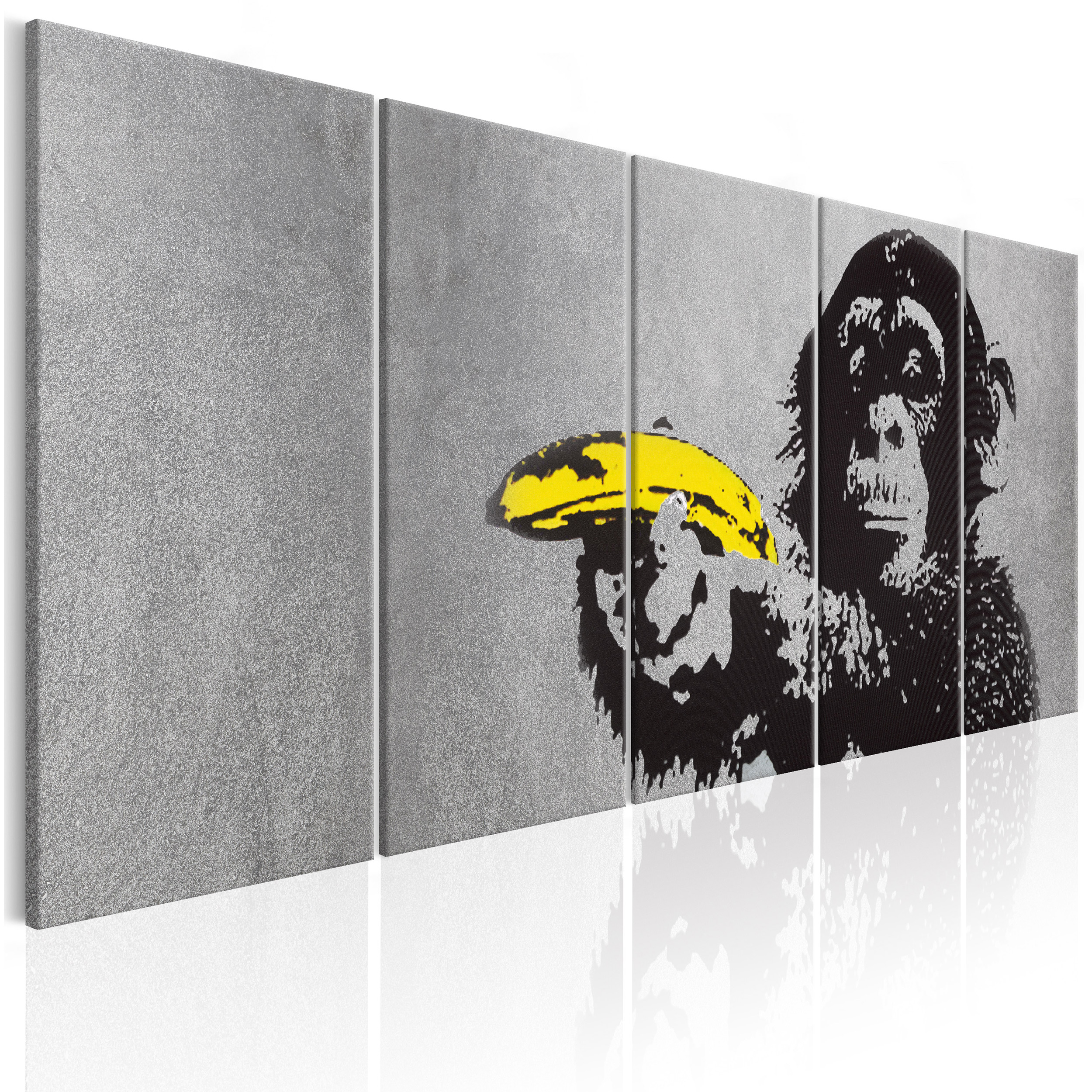 Banksy Affe Mario Graffiti VLIES LEINWAND DEKO BILDER XXL WANDBILD WOHNZIMMER - Bild 9 von 28