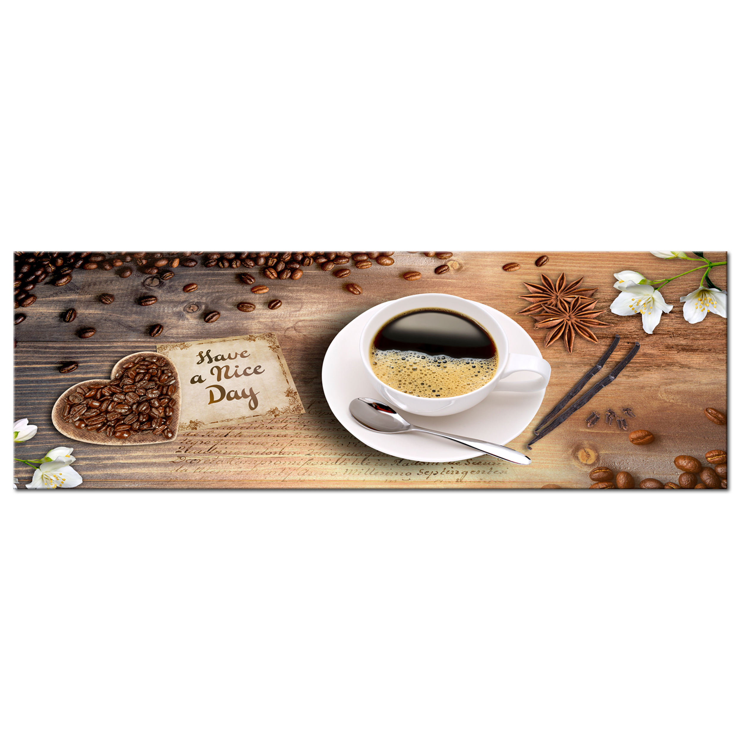 Bilder Marken Bild aufhängfertig Kaffee 4x20cm XXL 4 6903> 