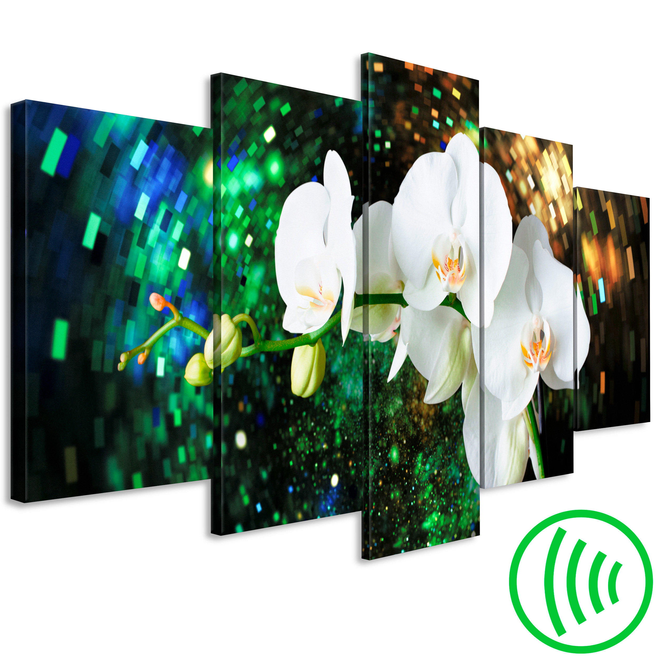 Orchidee-Bilder Wandbilder Poster Abstrakt Modern Design  XXL 100 cm*65 cm 559-2 