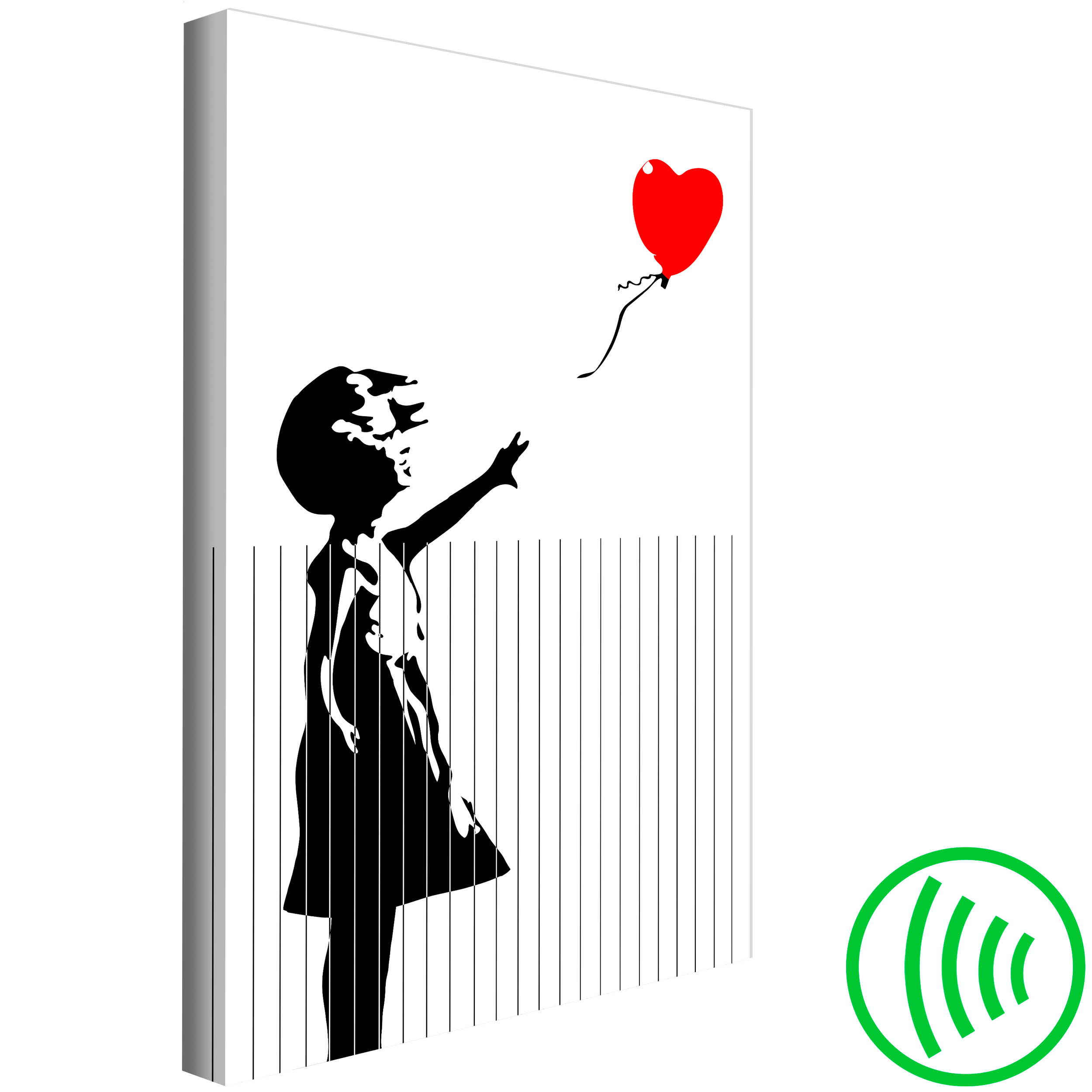 Banksy Panoramaformat Bild auf Leinwand Wandbild Kunstdruck Poster XXL 