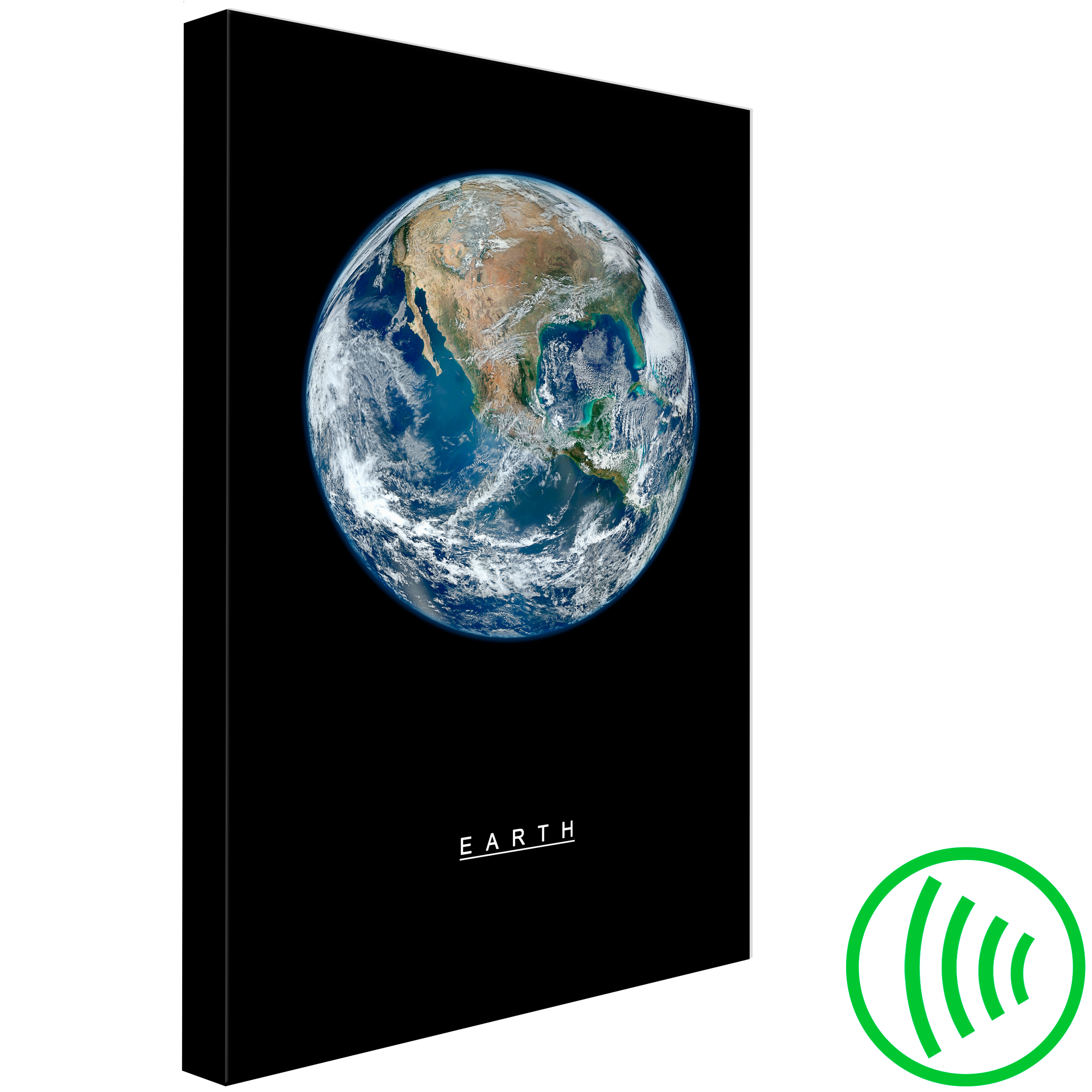 Leinwandbild Kunst-Druck 100x50 Bilder Weltall Planet Erde 