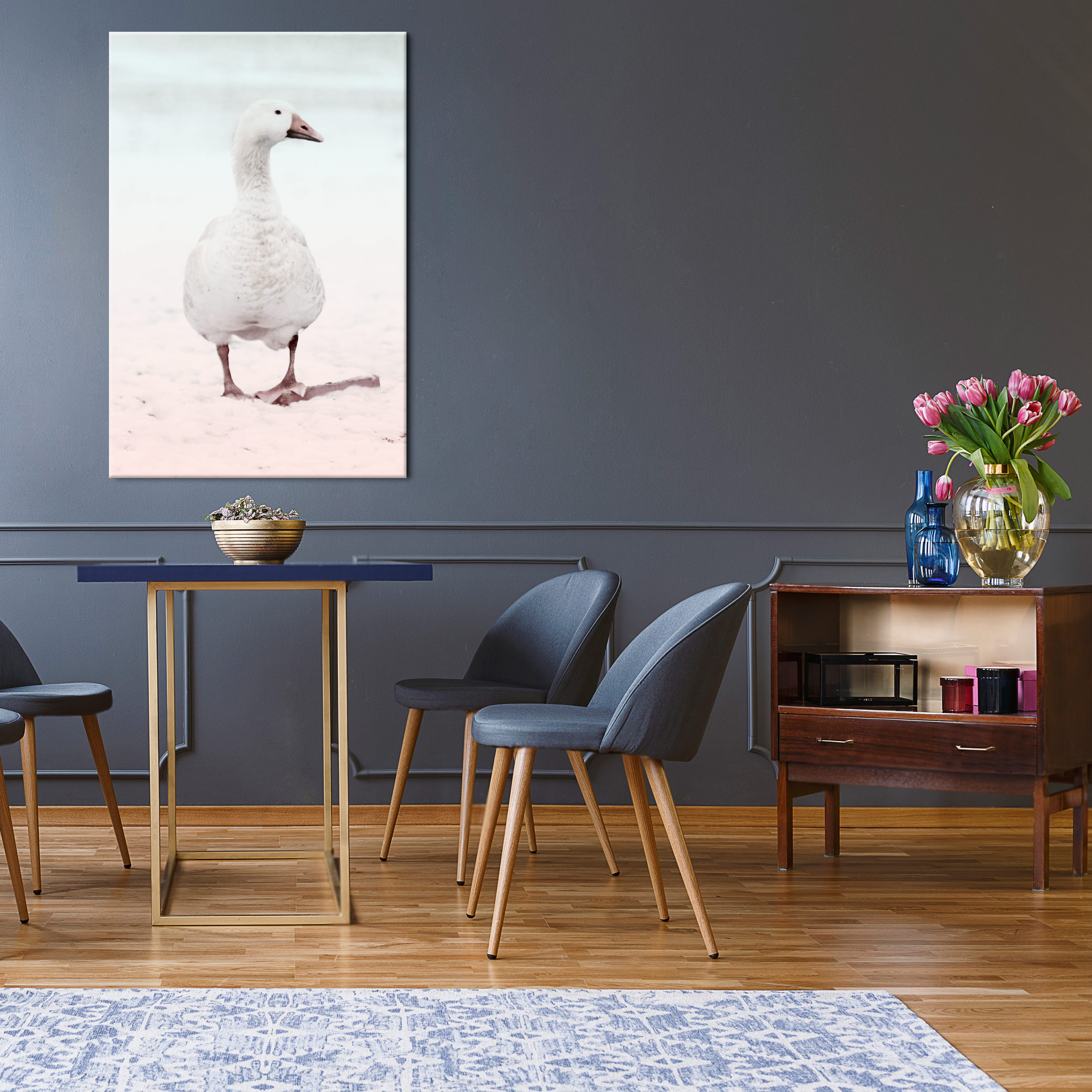 Tiere LEINWAND DEKO BILDER Natur XXL Bild Kunstdruck ESSZIMMER