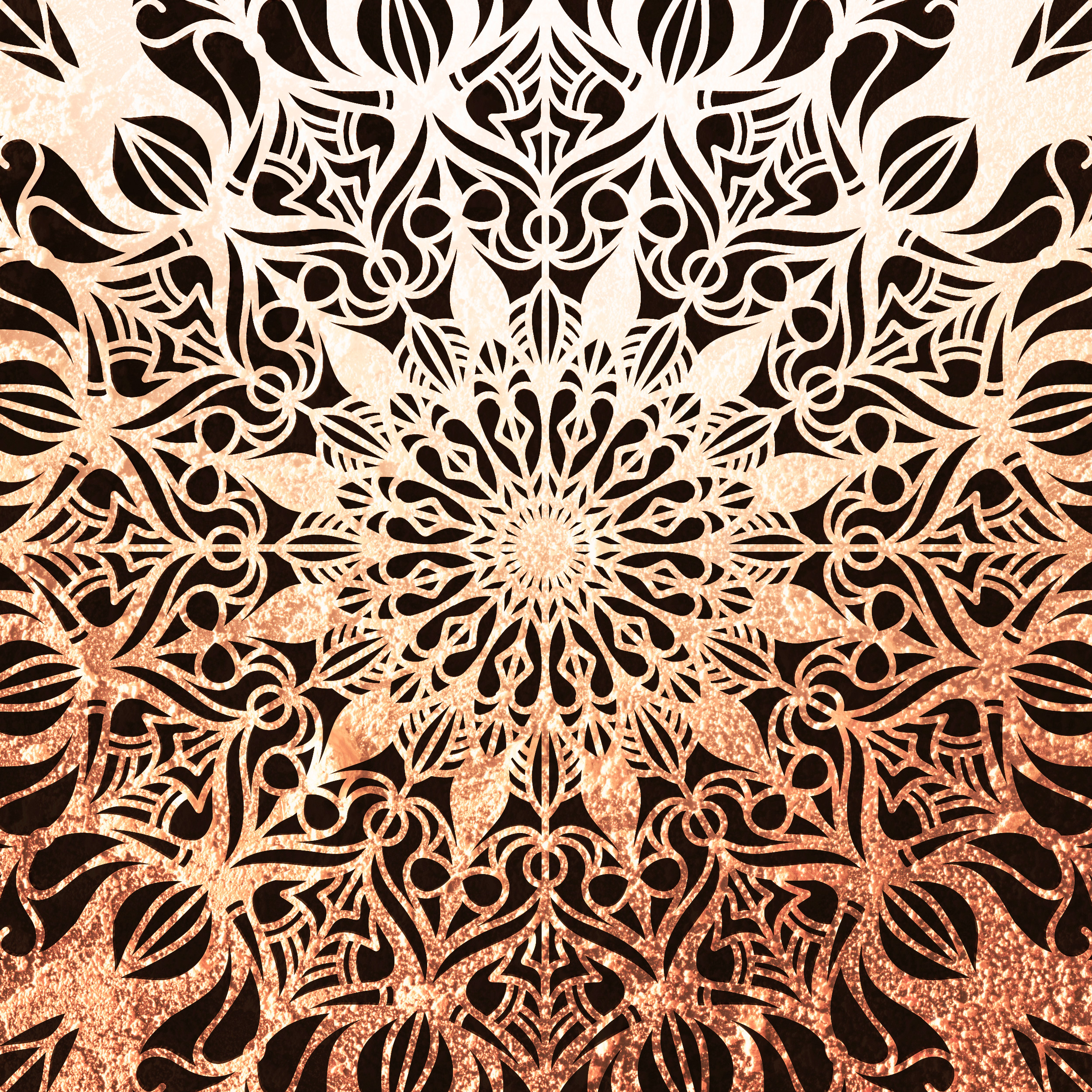 Mandala Indische Orient Braun VLIES FOTOTAPETE 3D WOHNZIMMER TAPETE WANDBILD XXL - Bild 8 von 12