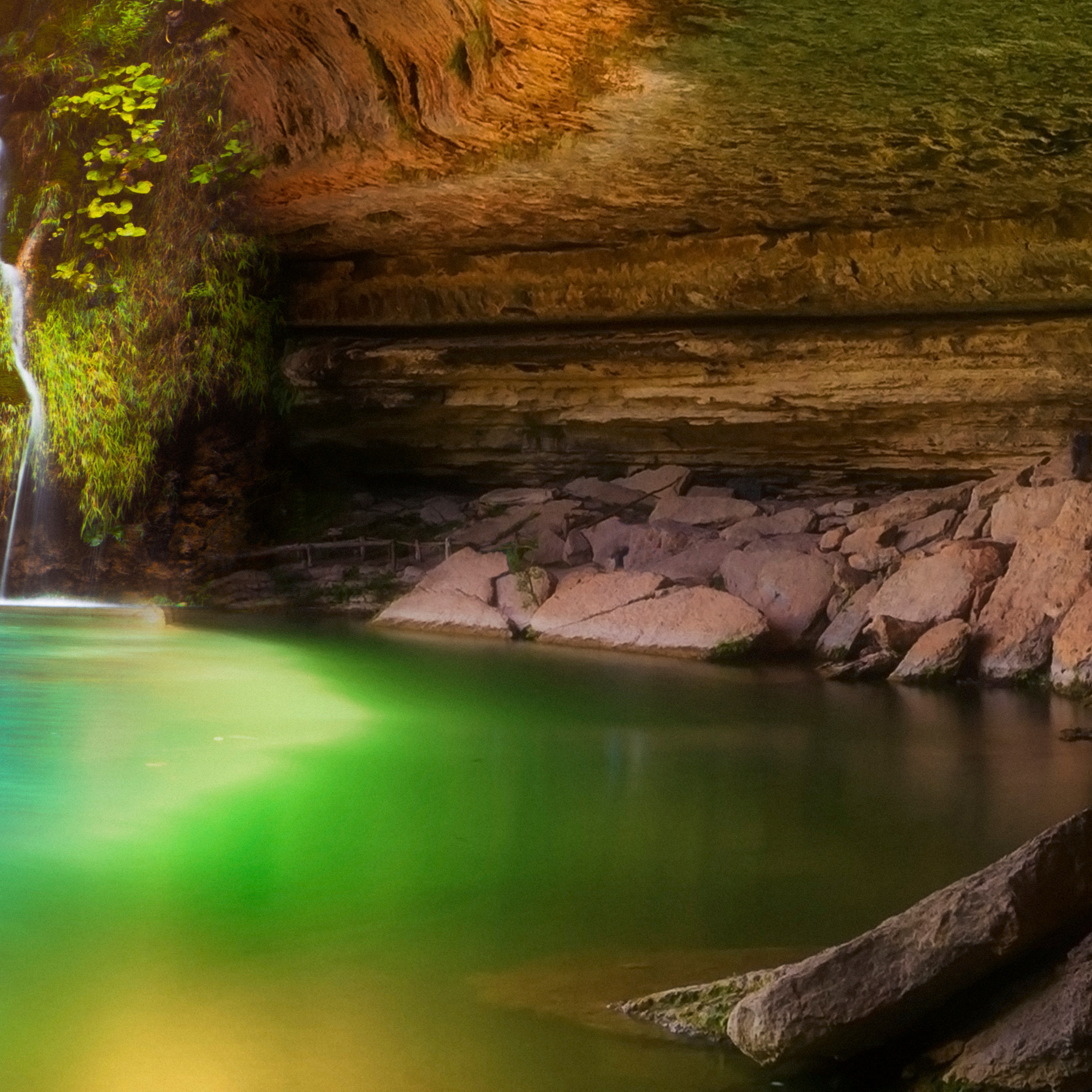 Wasserfall Natur Wald VLIES FOTOTAPETE 3D WOHNZIMMER TAPETE WANDBILD XXL - Bild 5 von 5
