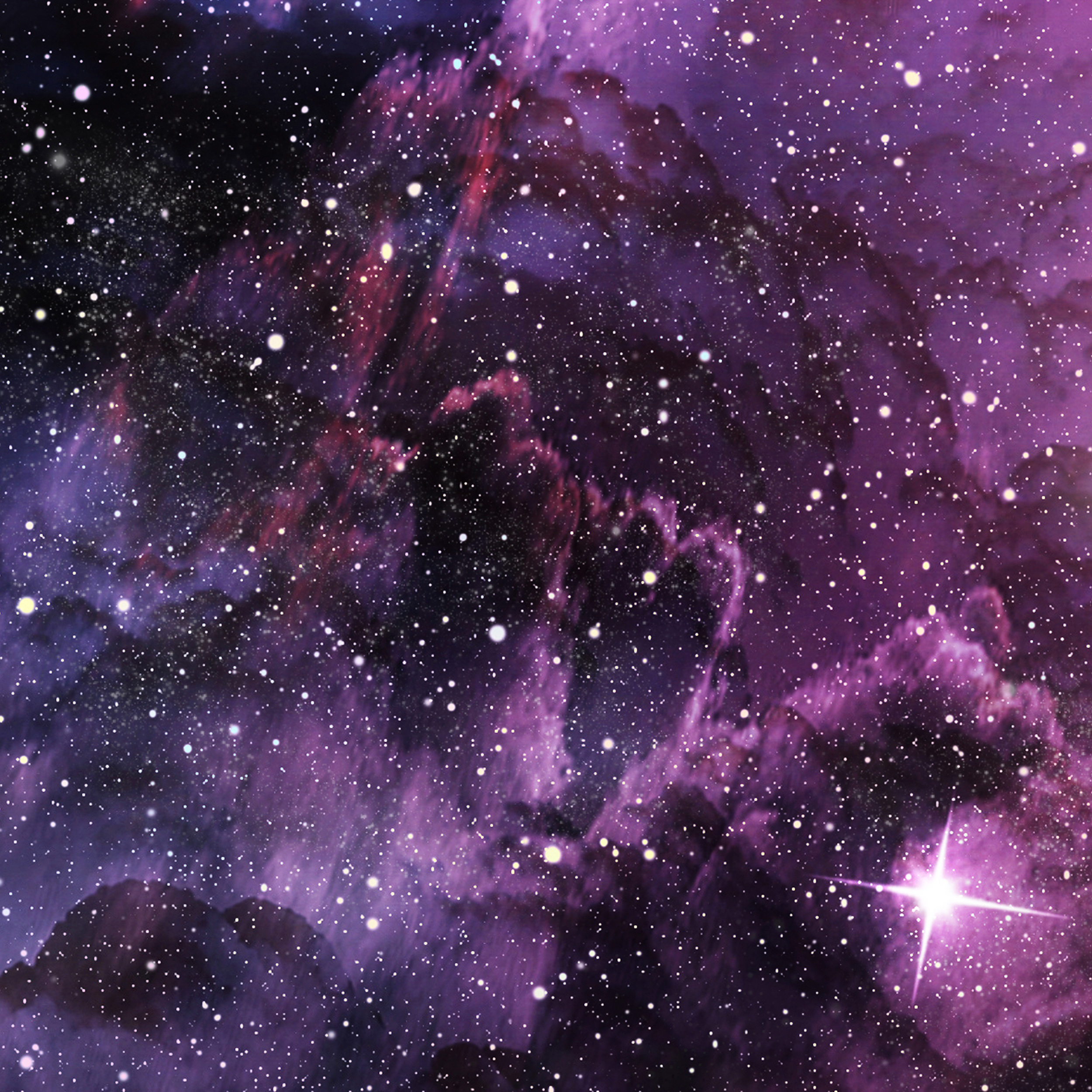 VLIES FOTOTAPETE Galaxy TAPETE Weltraum Sterne Kosmos WANDBILDER XXL