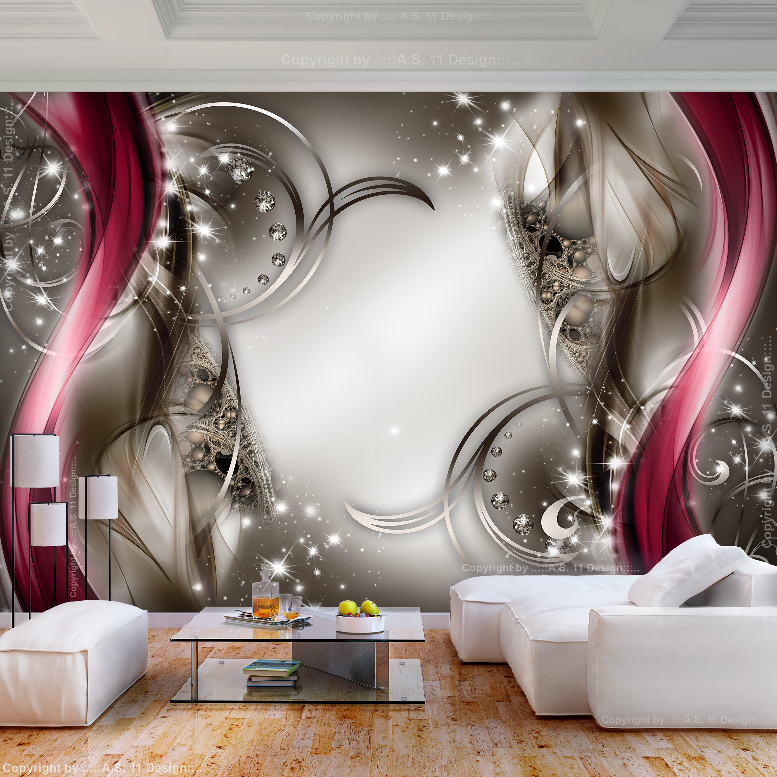 Bild Bilder Wandbild XXL 3D Abstrakt Kunstdruck Leinwand aus Vlies Wohnung 