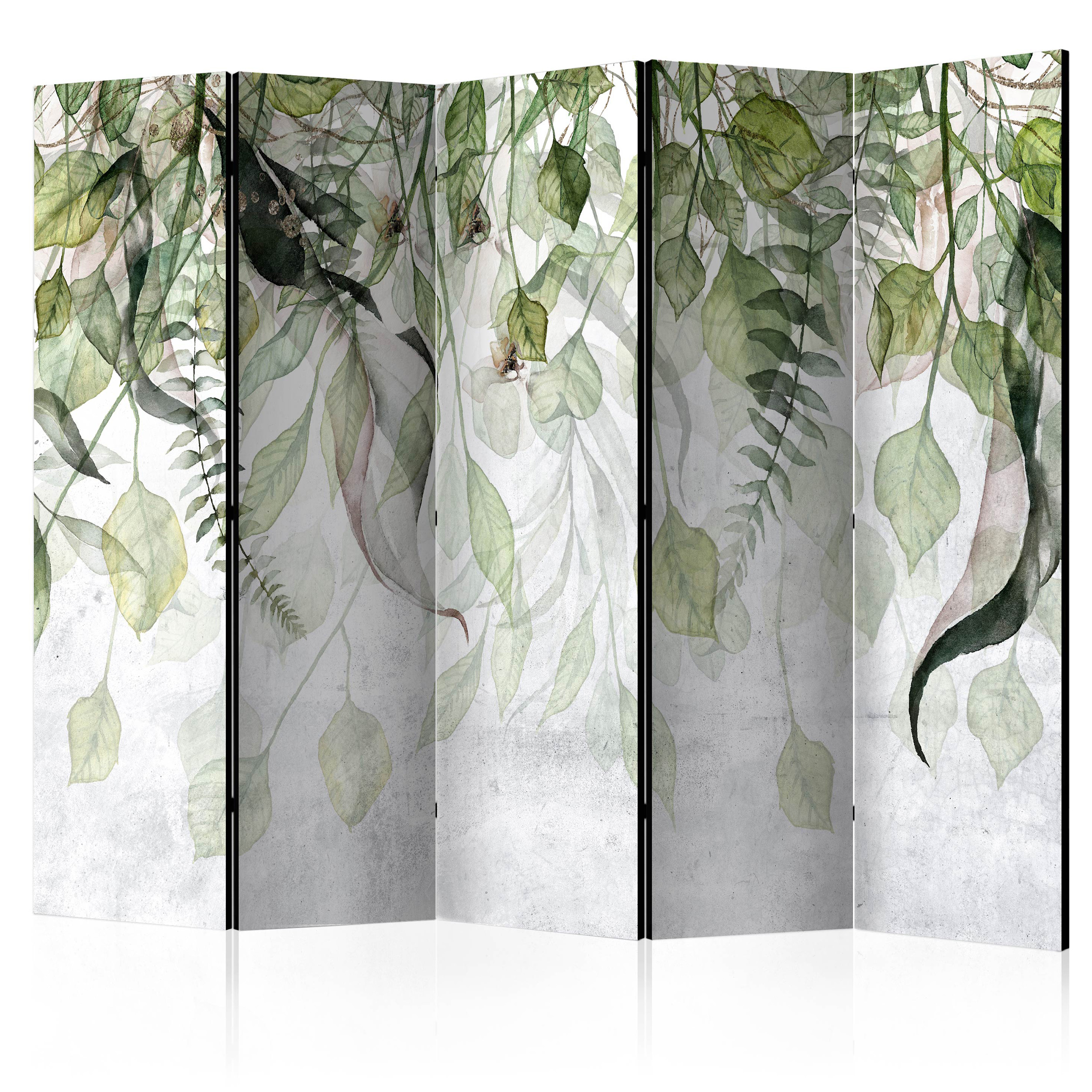 ROOM PARTITION Leaves | SCREEN SPANISH Flowers Leaves DIVIDER eBay WALL Pastel Natural
